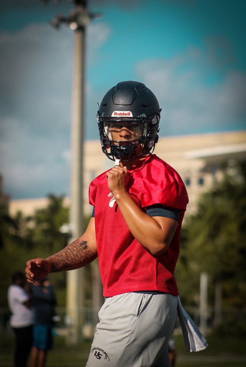 qb1miller's tweet image. Spring football off to a great start. Glad I can be on the field with my guys again! 
#Spring25 #SharkBoyz🦈 @uschoolfootball