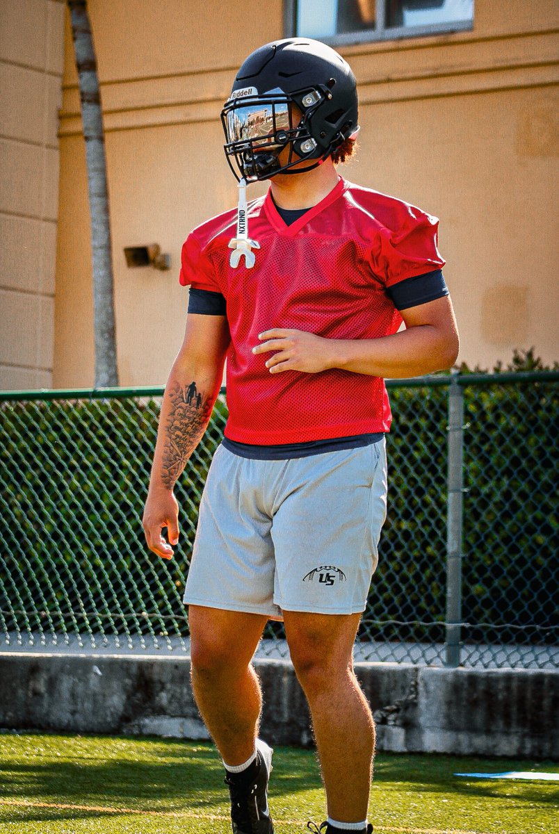 qb1miller's tweet image. Spring football off to a great start. Glad I can be on the field with my guys again! 
#Spring25 #SharkBoyz🦈 @uschoolfootball