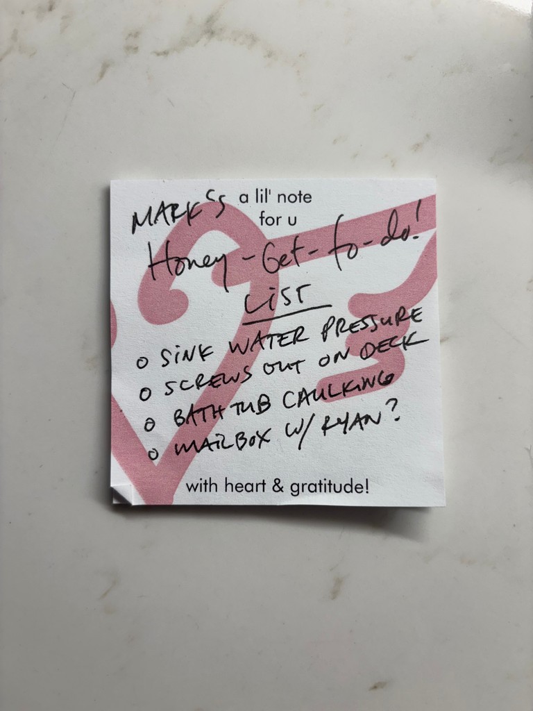 Nothing kicks off a new month like a Honey-Get-To-Do list - lovingly handwritten by my wife &amp; strategically placed where I can’t miss it. 

It ends with a cheerful sign-off—"with heart &amp; gratitude!"—but don’t be fooled. This is not a love note - it’s a legally binding document.😂