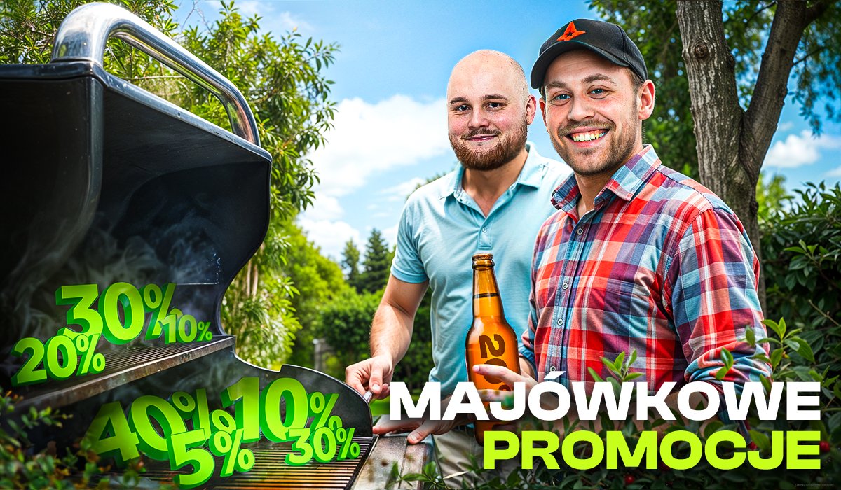 GRILLUJEMY DOBRE PROMKI SINCE 2023 😎

Z okazji majóweczki największe rabaty w tym roku. Topowy sprzęcik nawet do 50% taniej 🥵

Promocje znikają wraz z końcem długiego weekendu, zapraszamy 🙌