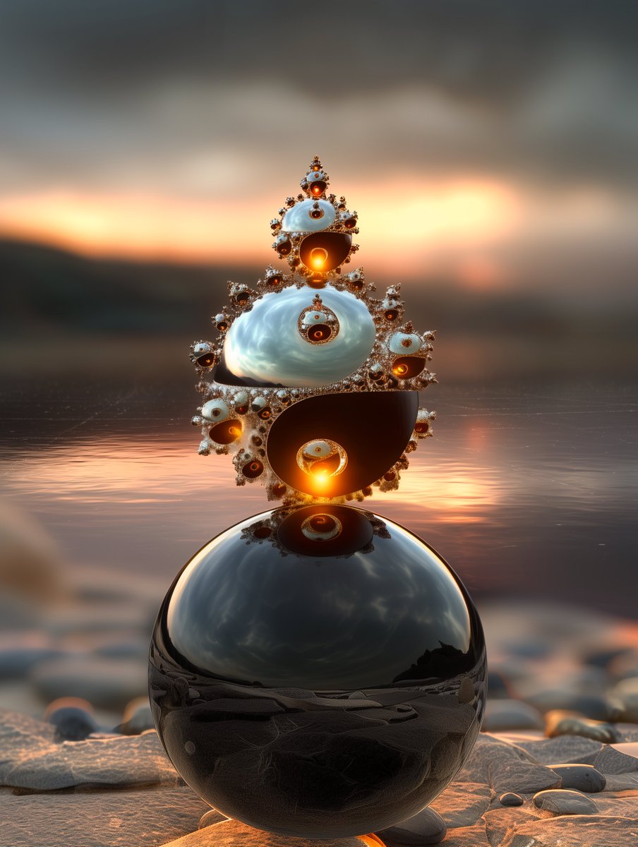 metafractalist's tweet image. Balance of Power
Midjourney V7

#aiart, #fractalart