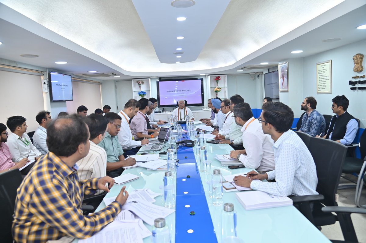 Reviewed the National Electricity Policy to accelerate India’s journey towards a resilient and inclusive power sector.

Focusing on robust generation, transmission, distribution, and rural electrification, NEP aims to ensure affordable &amp; uninterrupted energy access to all and