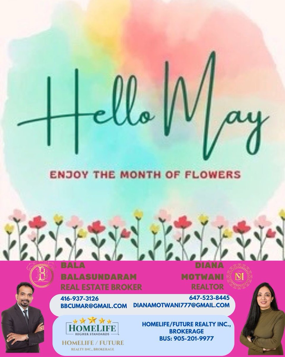 balacumarb's tweet image. “Hello May, hello blooms! Just like spring flowers, your dream home is ready to blossom. Let’s make this season one to remember—whether you’re buying, selling, or just dreaming!”
#MayVibes #SpringRealEstat#motwanirealestate #realestatetrends #realestateteam #blessed