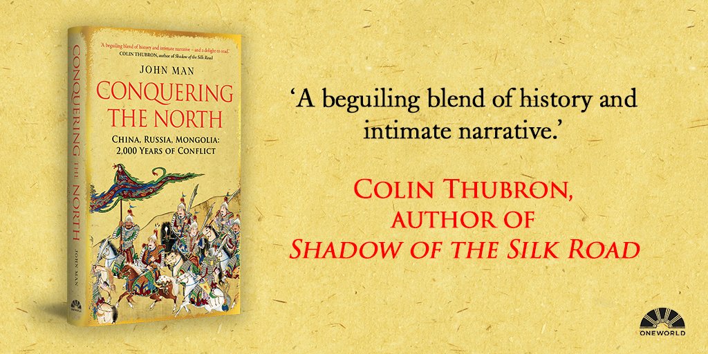 Conquering the North by <a href="/johngarnetman/">John Man</a> is out today!

A panoramic history of the roots of China and Mongolia’s historic rivalry… and why it matters now.

Order a copy: bit.ly/4jBeZ04