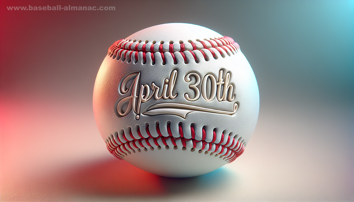 April 30th has seen 143 #MLB debuts—including 4 in 2025. It was the 3rd highest in history (6 in 1944, 11 in 1995). Dive into the stats &amp; stories of every debut at #BaseballAlmanac. [baseball-almanac.com/history/today.…] ❤️⚾️