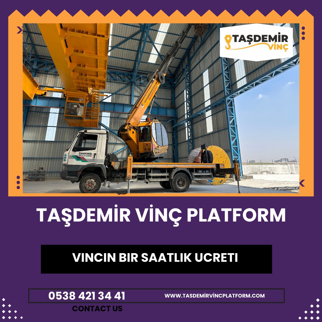 Uygun fiyat garantisi ile vinc hizmetlerimizden yararlanabilirsiniz. 

0538 421 34 41
tasdemirvincplatform.com/vincin-1-saatl…

#vinç #vinc #sepetlivinc #sepetlivinç #esenyurtsepetlivinc #beylikdüzüsepetlivinc #kiralıksepetlivinc #avcılarsepetlivinc #kiralıksepetlivinc #hadimköysepetlivinc
