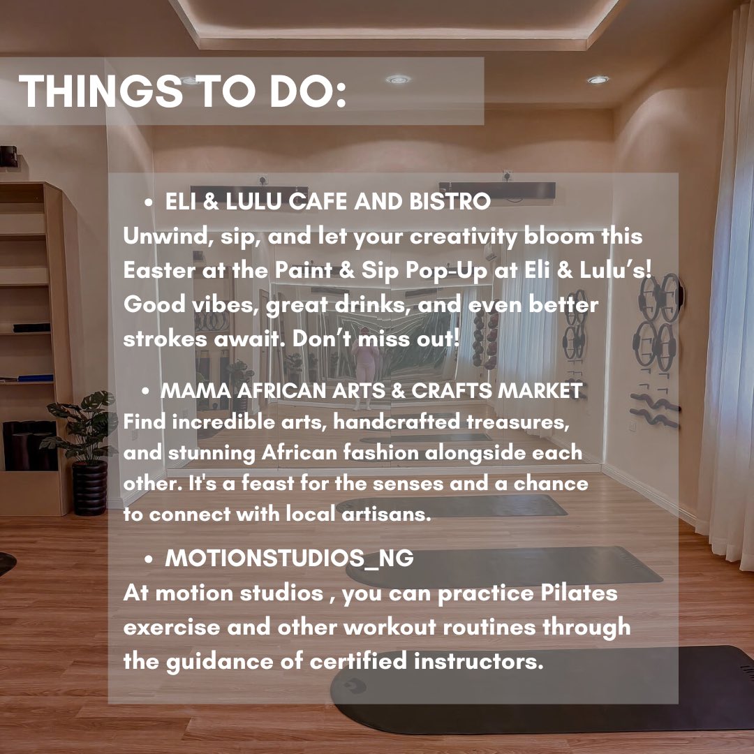 enzo_shortlets's tweet image. Here is a recap of our April Vacation guide
Watch out for May vacation guide 
#HappyNewMonth