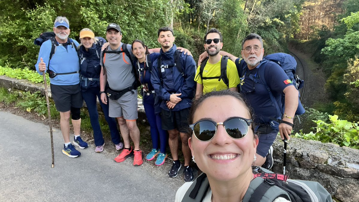 Mgtt's tweet photo. Walking the Camino the day the power went out felt like stepping back in time. No GPS, no phones, no lights—just footsteps, uncertainty &amp; human connection. Stripped of tech, we leaned on instinct, each other, and the road ahead. #Camino2025 #PowerOutage #KeepWalking #PilgrimLife https://t.co/kFEUKhl51t