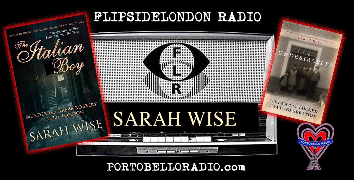 I’m joined by London Historian, academic and author Sarah Wise. She has a new book out “The Undesirables, The Law That Locked Away A Generation” we dicuss that and one of her earlier books “The Italian Boy” one of my favourite London books. 
Listen at mixcloud.com/aidan-mcmanus/…