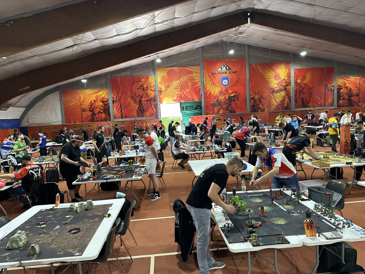 I'm sad to announce that the stream tables did not manage to get ready for the last round, all I can do is apologize to you guys waiting at home. Hopefully we can make it up to you with some stellar team streams tomorrow! #aos #aosworlds2025 #WarhammerCommunity