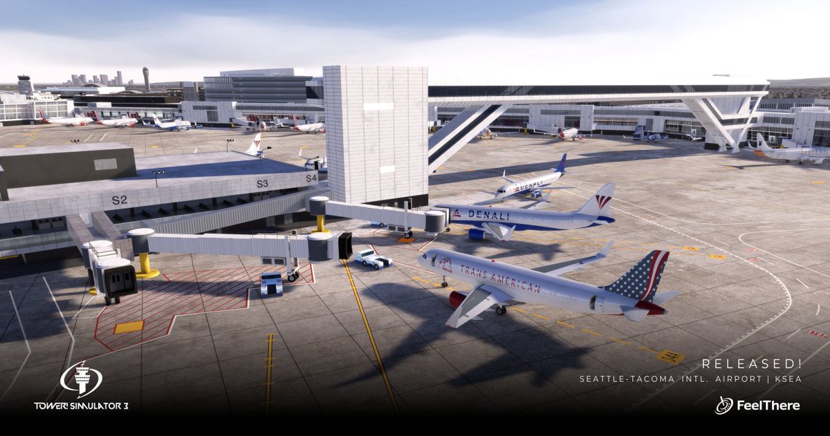 feelThere's tweet image. RELEASED! 👉 SEATTLE-TACOMA INTL. AIRPORT 🇺🇸 KSEA l SEA for Tower! Simulator 3 🛫

⏰ LIMITED RELEASE DISCOUNT 10%OFF!!!

Get it 👉 shorturl.at/8xGHt or through our Portal! by FeelThere feelthere.com/portal/

#Seattle #KSEA #Tower #ATC #AirTrafficController #ATCSimulation