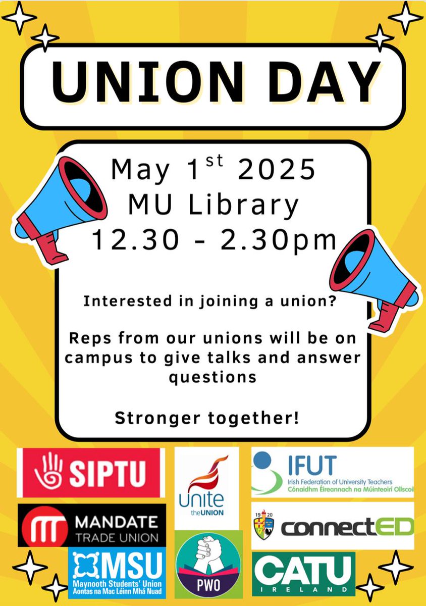 Happening now in the library foyer! Interested in getting more involved in PWO? Come say hi!