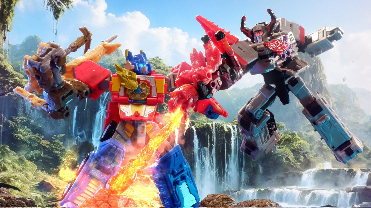 assembozu's tweet image. 『エレメントロスの対決！』
#ワイルドキング
#トランスフォーマー
#Transformers