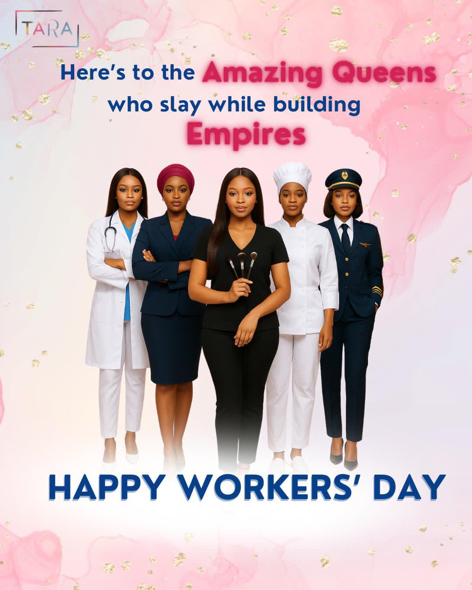 HouseofTara's tweet photo. This Workers’ Day, we honour women who are building more than just careers — they’re building capacity, confidence, and empires.

Know a woman like that? Celebrate her in the comments below.
Let’s give her the flowers she deserves.
👇 https://t.co/0u2qNb4NE9