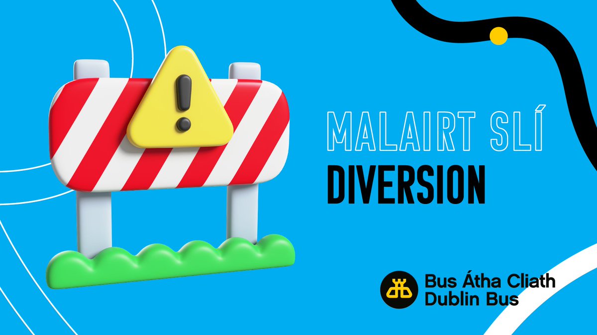 dublinbusnews's tweet photo. #DBSvcUpdate Diversion on Routes #DB14, #DB15, #DB27, #DB27a and #DB27b on Thursday 01 May 2025. https://t.co/ZdYjiQglMP
Atreorú ar Bhealaí #DB14, #DB15, #DB27, #DB27a agus #DB27b ar an Déardaoin 01 Bealtaine 2025.
@TFIupdates https://t.co/19ycbYlI2A
