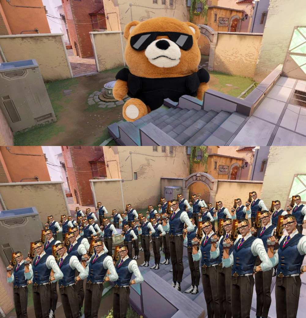 1 tactibear vs 100 chambers, what we thinkin'