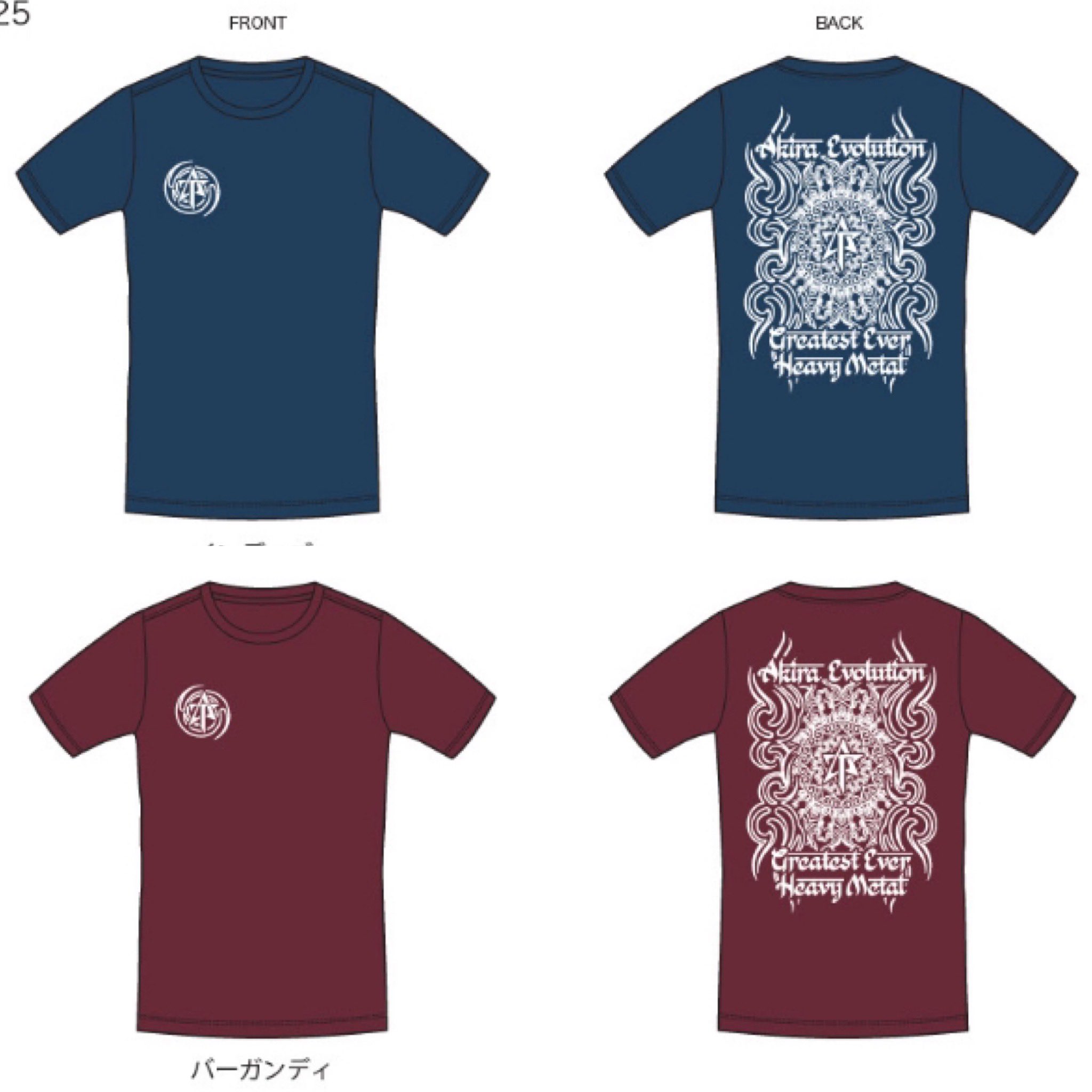 ラウドネス 高崎晃 Akira-Evolution Tシャツ XL バーガンディ ラウドネス 高崎晃 Akira-Evolution Tシャツ XL バーガンディ