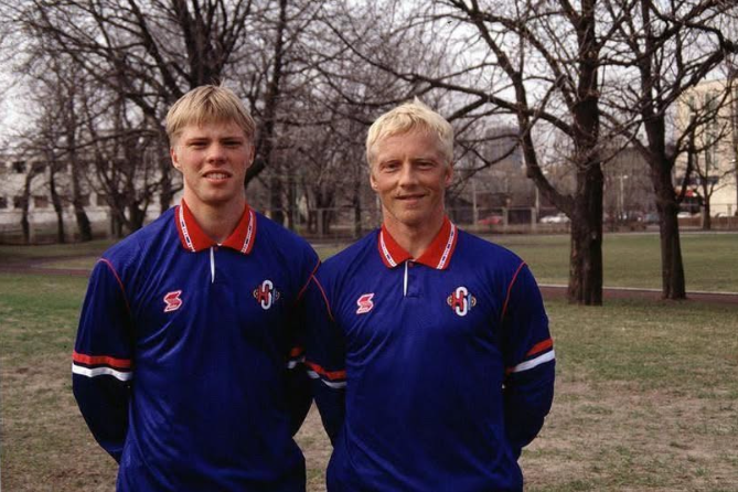 On 24 April 1996, 17-year-old Eidur was brought on as a sub for his 34-year-old dad for Iceland against Estonia in Tallinn in 1996.

The Gudjohnsens had wanted to play together, but Iceland wanted that moment to take place in their own country. Unfortunately, Eidur suffered a