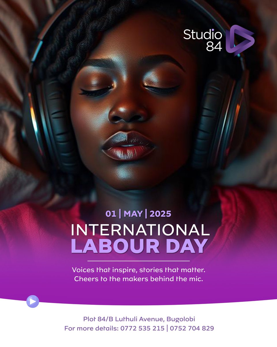 Voices that inspire, stories that matter—cheers to the makers behind the mic. 🎧🙌🏽
Happy Labour Day!

#Studio84 #LabourDay #PodcastLife #BehindTheMic #Storytellers #VoicesThatInspire