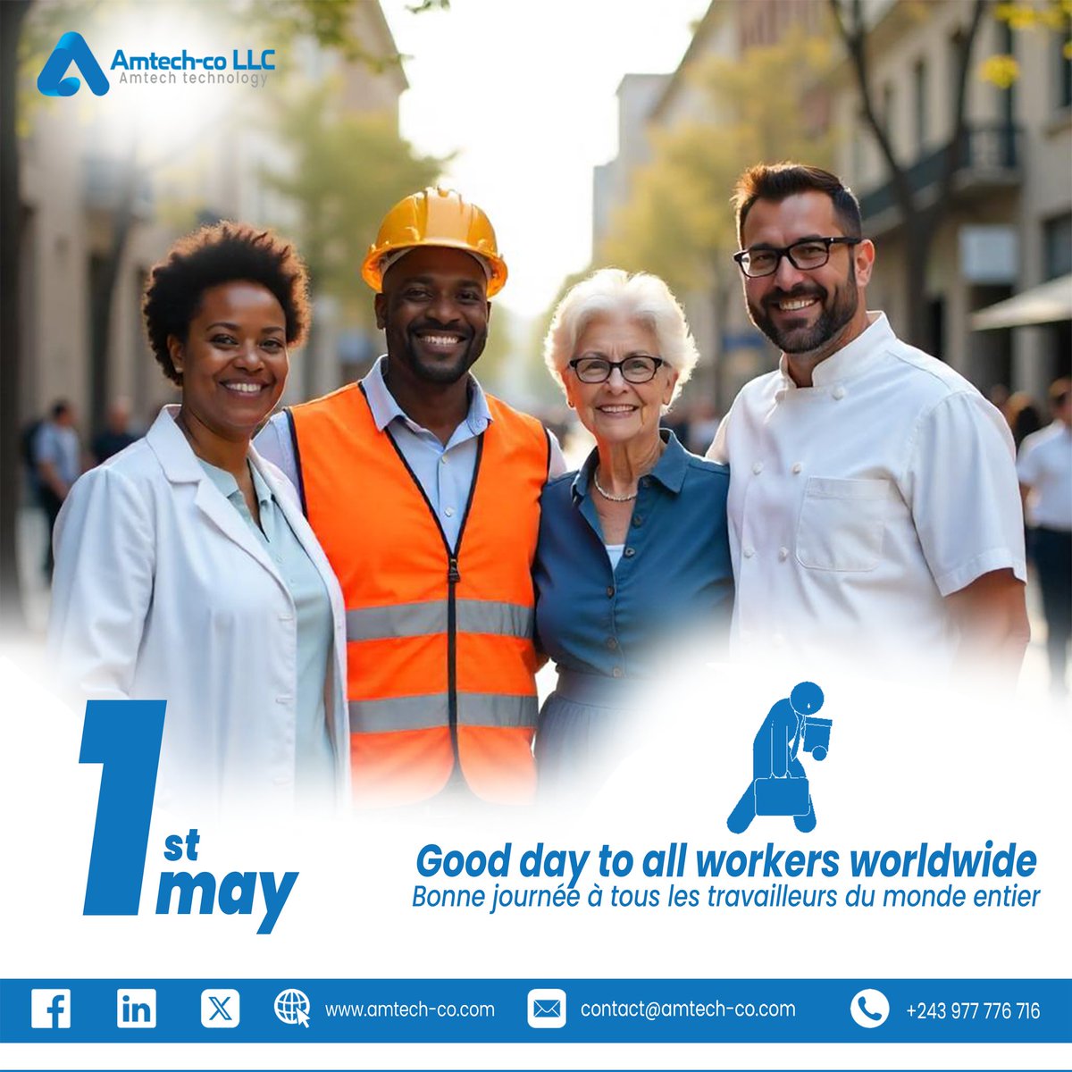 amtech_co_llc's tweet image. 🌍✨ Good day to all workers #worldwide ! 💼👷‍♀️🧑‍🏭 Today, we celebrate your dedication, passion, and hard work that keeps the world moving forward. Commitment and perseverance! 🙌 At @Amtech technology #WorkersDay #AmtechTechnology