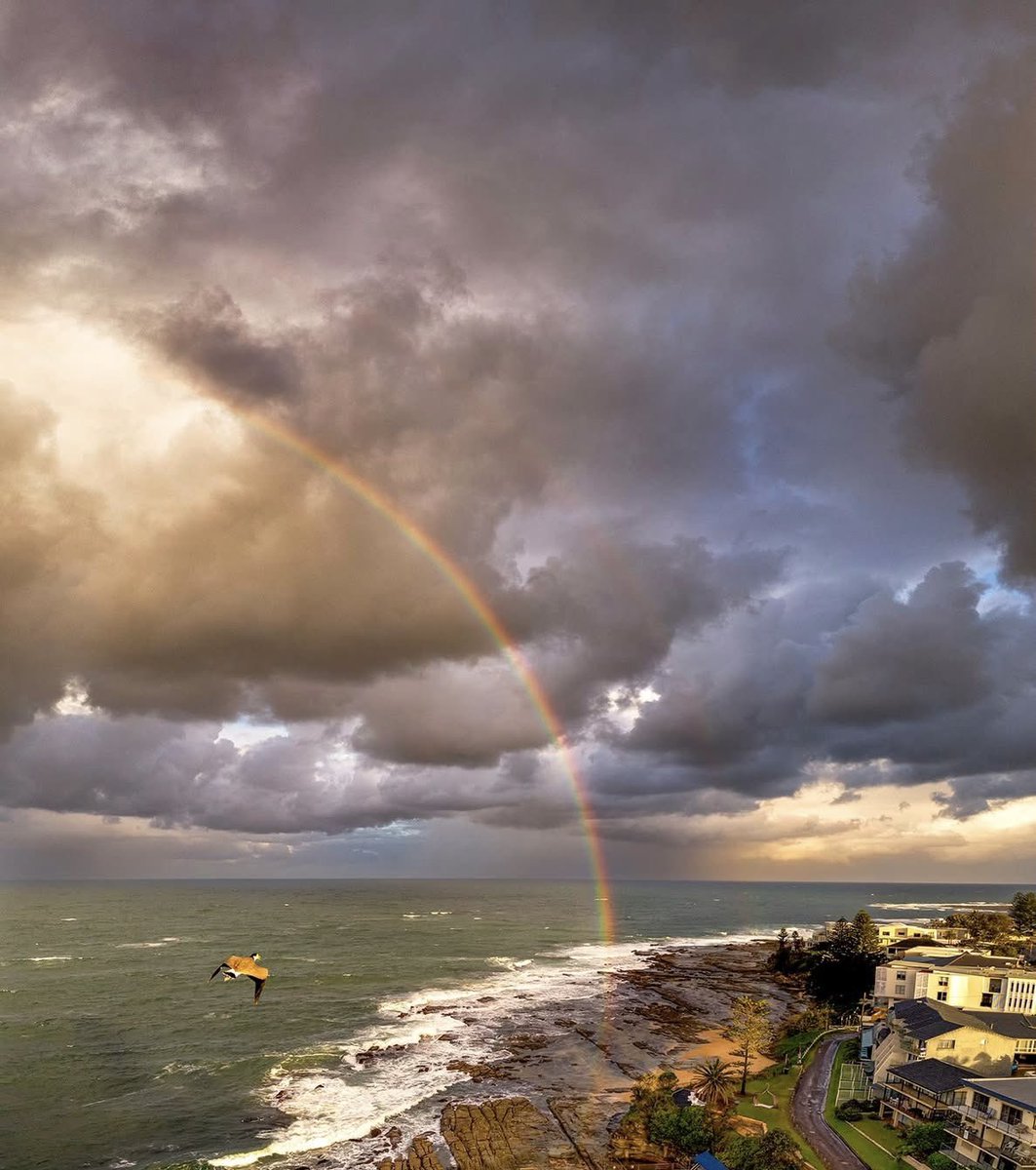 Rainbow late this afternoon near home over the NSW Central Coast Australia 
(J.Picot)