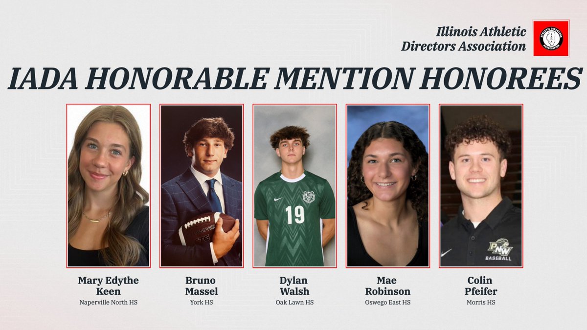 Congratulations to this year’s IADA Honorable Mention All-State Award winners!