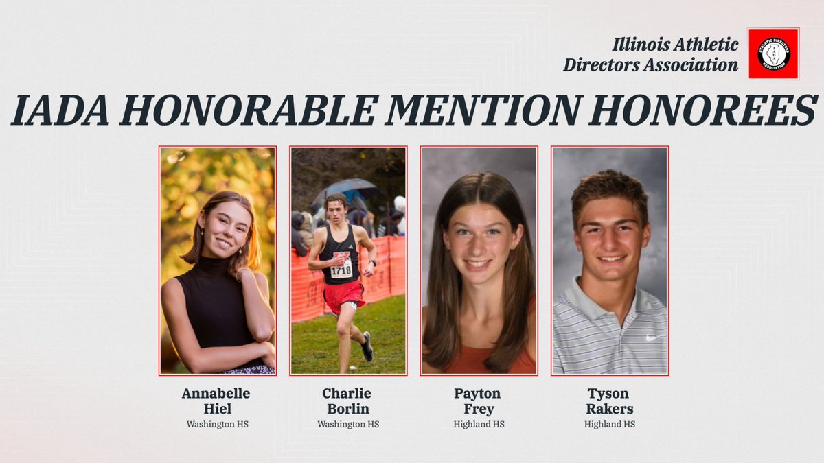 Congratulations to this year’s IADA Honorable Mention All-State Award winners!