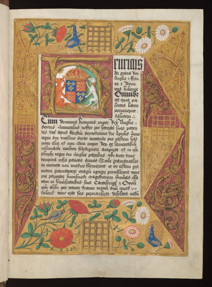 Christ's College (@christs_college) on Twitter photo ๐ ๐#ChristsCollegeCambridge was established 520 years ago #otd by Letters Patent issued by King Henry VII. He licensed his mother Lady Margaret Beaufort to re-found Godโs House, first established in 1439 by William Byngham, as a new foundation.
<a href="/Cambridge_Uni/">Cambridge University</a> #twitterstorians ๐ ๐#ChristsCollegeCambridge was established 520 years ago #otd by Letters Patent issued by King Henry VII. He licensed his mother Lady Margaret Beaufort to re-found Godโs House, first established in 1439 by William Byngham, as a new foundation.
<a href="/Cambridge_Uni/">Cambridge University</a> #twitterstorians