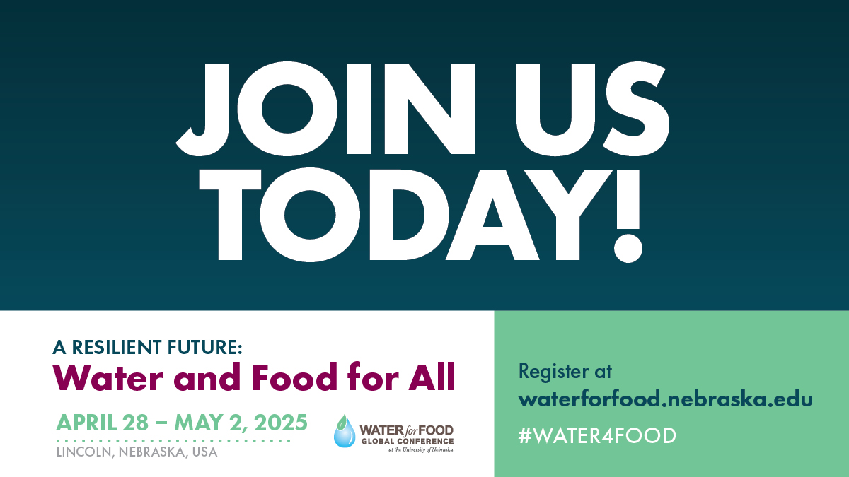 waterforfood's tweet photo. 🌅💧 It’s the final day of sessions at the #Water4Food Global Conference—and there’s still so much to explore!

Join us in person or online: https://t.co/riSCFEGzrL

#GlobalWaterSecurity #AgInnovation #FoodSecurity #Water4Food https://t.co/YKrfS1jUn1