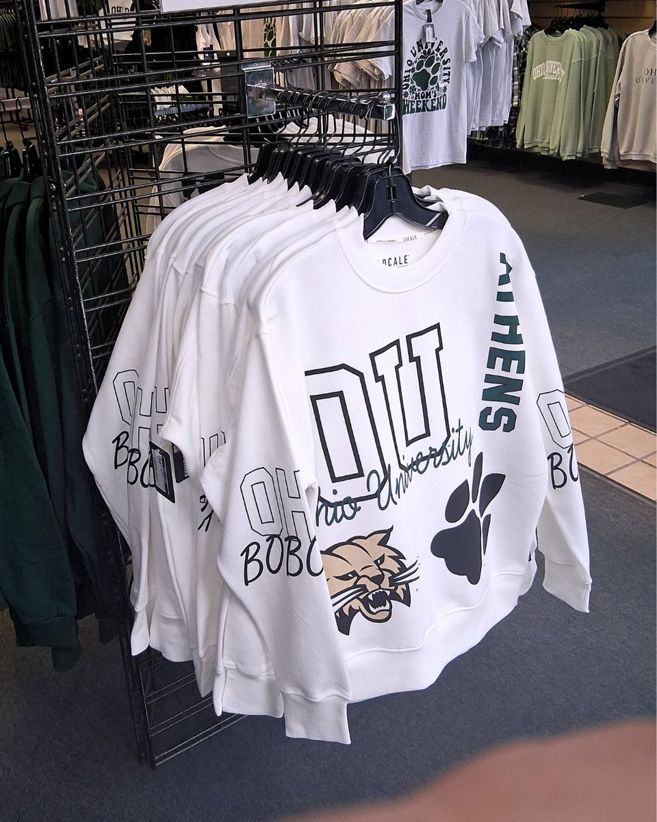 For the mom who raised a Bobcat. 🥰 Gift her the coziest Ohio crewneck this Mother's Day! 💕

#GamedaySpirit | #OUOhYeah