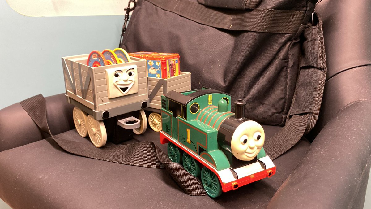 digging under the bed and found some old thomas toys