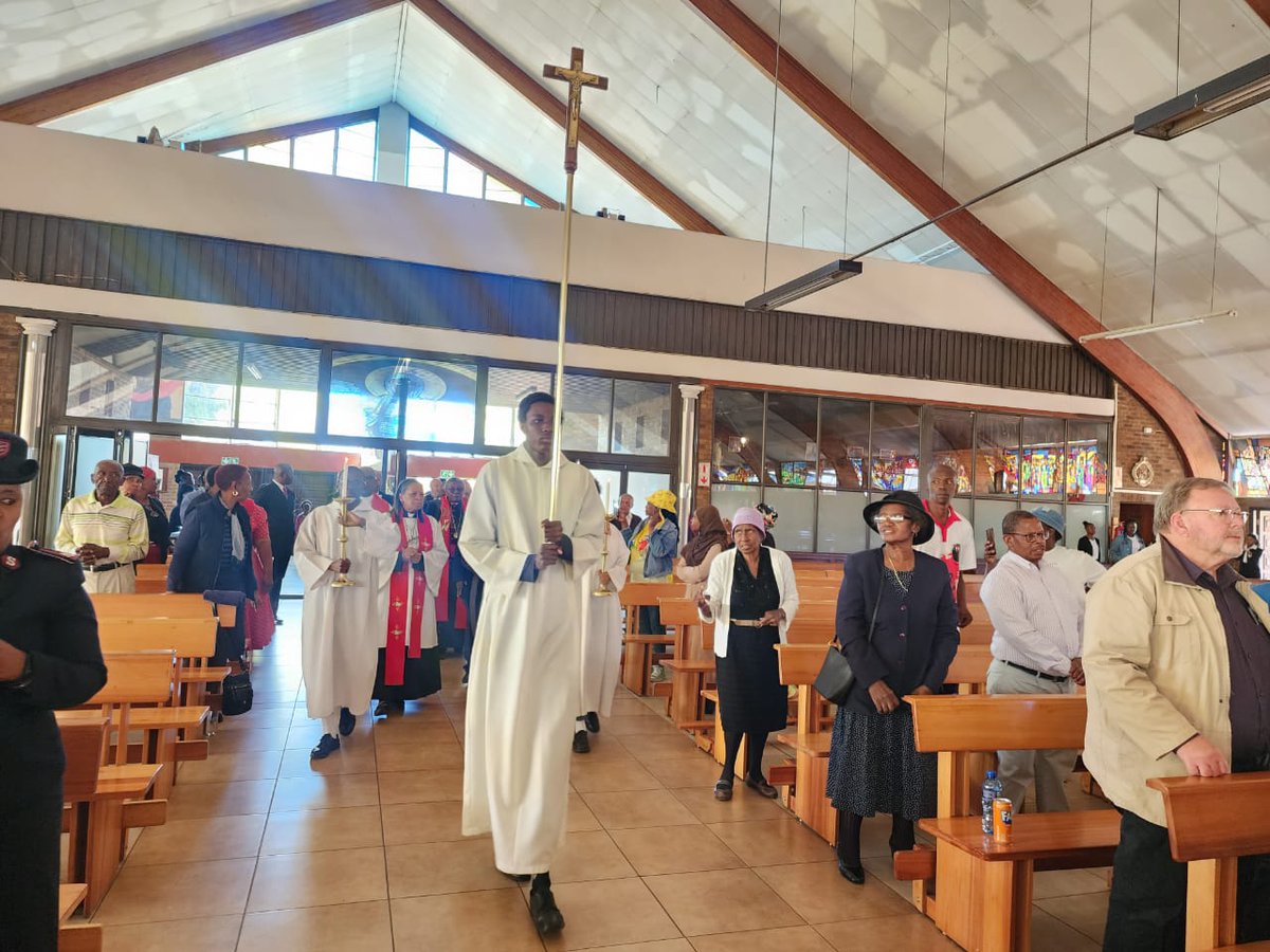 Deputy Chairperson of the PSC, Ms Zukiswa Mqolomba attending a service of remembrance and thanksgiving to honor  Pope Francis' memory, held today (01 May 2025)  at  Regina Mundi Catholic Church, Soweto. The event was organized by the South African Council of Churches.