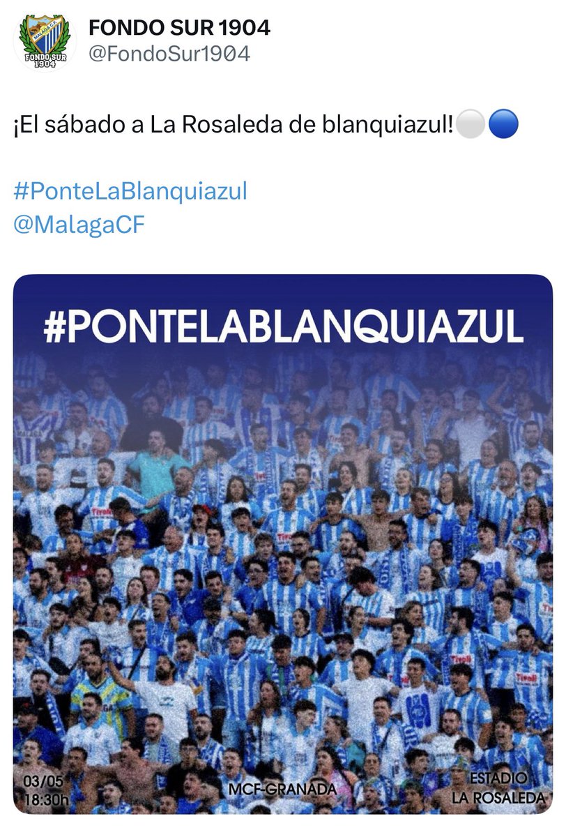 Este sábado hay que teñir el campo de blanquiazul💙 El viernes y sábado de 10 de la mañana a 22:00 la camiseta oficial de la primera equipación adulto estará al 25% (52,46€). Los abonados podrán acumular su descuento al 35% (45,47€).
Todas las tallas disponibles (XS a 3XL).