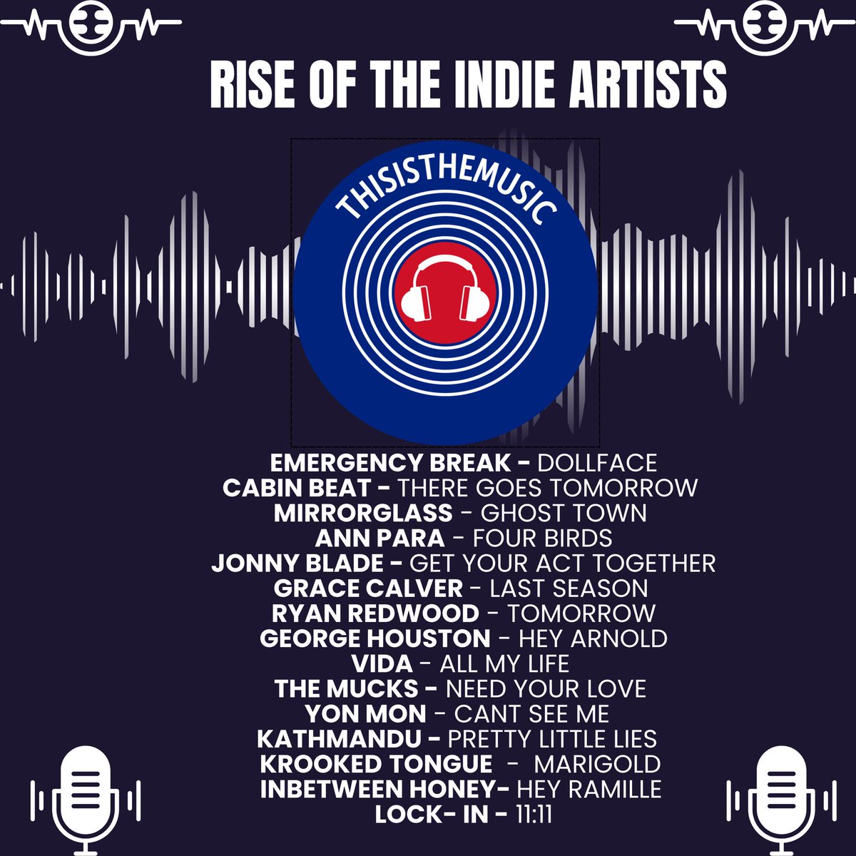 ThisIsTheMusic_ (@thisisthemusic2) on Twitter photo New show out now!
<a href="/EmergencyBreak_/">EMERGENCY BREAK</a> <a href="/CabinBeat/">Cabin Beat</a> MirrorGlass Ann Para <a href="/JonnyBladeMusic/">JonnyBladeMusic</a> <a href="/GraceCalver_/">Grace Calver 💕</a> <a href="/RyanRedwood58/">Ryan Redwood</a> <a href="/GeorgeHouston_/">George Houston</a> <a href="/the_vidaboys/">VIDA</a> <a href="/the_mucks_music/">The Mucks</a> <a href="/IamYonMon169799/">Yon Mon</a> KATHMANDU <a href="/krooked_tongue/">KROOKED TONGUE</a> <a href="/InBetweenHoney_/">InBetween Honey</a> <a href="/Lockin_Band/">LOCK-IN</a>
mixcloud.com/ThisIsTheMusic…
#NewMusicAlert New show out now!
<a href="/EmergencyBreak_/">EMERGENCY BREAK</a> <a href="/CabinBeat/">Cabin Beat</a> MirrorGlass Ann Para <a href="/JonnyBladeMusic/">JonnyBladeMusic</a> <a href="/GraceCalver_/">Grace Calver 💕</a> <a href="/RyanRedwood58/">Ryan Redwood</a> <a href="/GeorgeHouston_/">George Houston</a> <a href="/the_vidaboys/">VIDA</a> <a href="/the_mucks_music/">The Mucks</a> <a href="/IamYonMon169799/">Yon Mon</a> KATHMANDU <a href="/krooked_tongue/">KROOKED TONGUE</a> <a href="/InBetweenHoney_/">InBetween Honey</a> <a href="/Lockin_Band/">LOCK-IN</a>
mixcloud.com/ThisIsTheMusic…
#NewMusicAlert