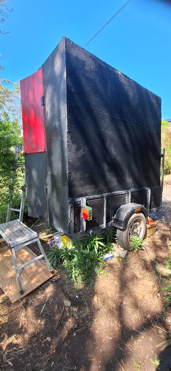 Duffbox build while the sun shines. Part 5 .#selfbuild #camperlife #camper #micro #microcamper #keepherlit #aineduffy #nature #craic #fun #livemusic #irish #irishmusic