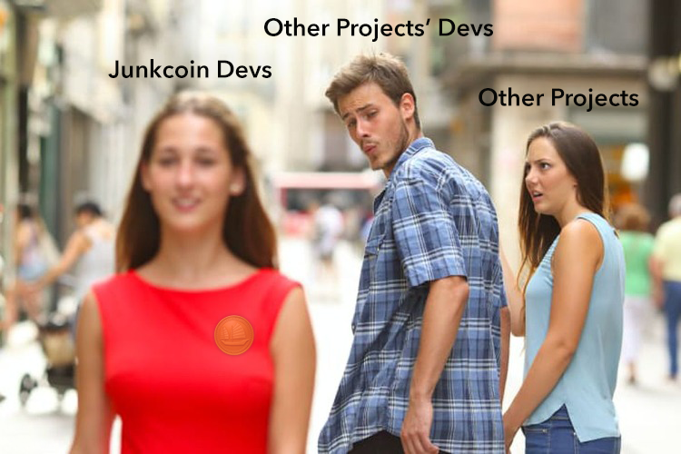 Junkcoin tweet media