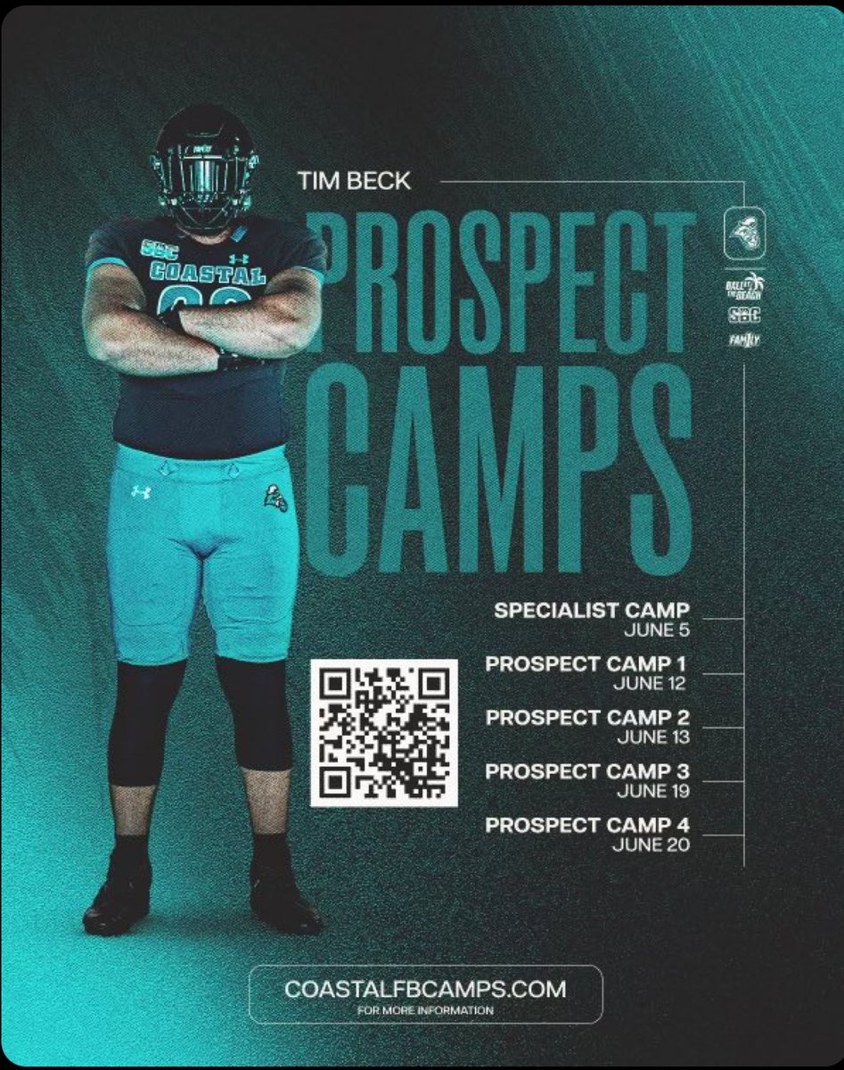 Thank you <a href="/CoachParkerCCU/">Bryan Parker</a> <a href="/CoastalFootball/">Coastal Football</a> for the invitation can’t wait to showcase my talent and compete <a href="/CoachWill1906/">Coach Stanley Williams</a> <a href="/HighSchoolOT/">HighSchoolOT</a> @On3Recruits