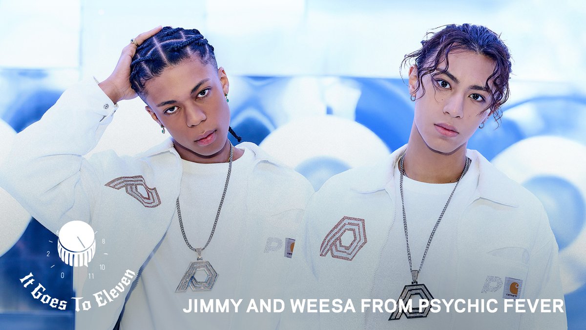 entameclipnews's tweet photo. 【PSYCHIC FEVER JIMMY&amp;WEESA】グラミー賞主催アメリカ・レコーディング・アカデミーのインタビュー動画コンテンツ“It Goes To 11”に出演！

🖇記事と写真はこちら🍀
　https://t.co/SIW6VqUr94

#PSYCHICFEVER #JIMMY #WEESA #ニュース https://t.co/UELD91K4yH