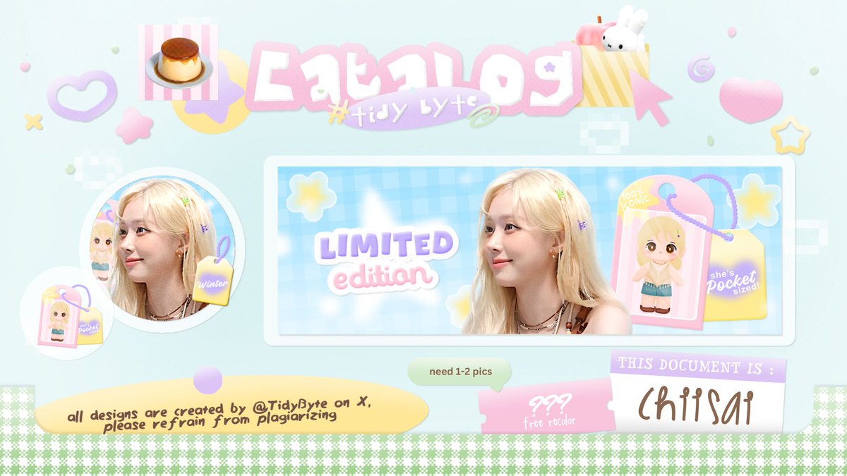 ♡  ࣪  / + help repost? thanks! ⊹  ׁ   ִ  ໒꒱

eLlo—! Rion kembali dengan anak baru ; Chiisai! Kindly ospek dulu sebelum debut? :9 Also__Rion mau mencari {kelinci percobaan} untuk warna lain dan couple version, boleh click ALT untuk lengkapnya 🍮

#zonauang #zonajajan