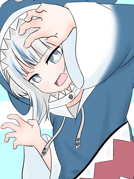 がうる・ぐら『ホロライブ』 #イラスト #gawrt #ホロライブ