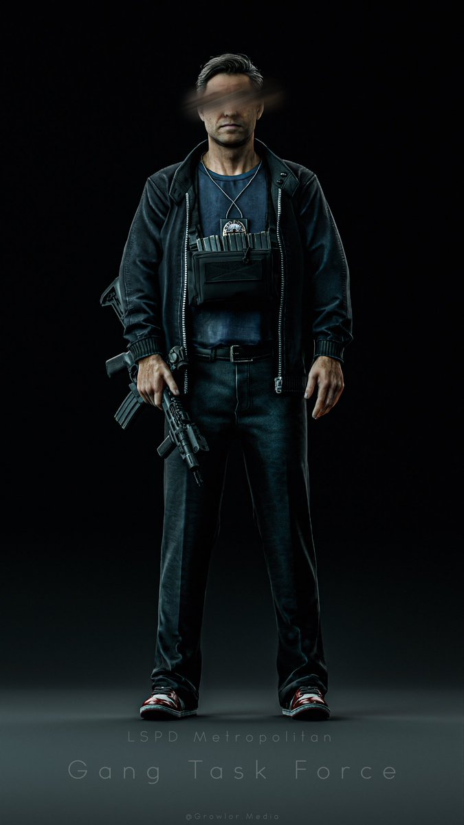 Growlor_Media's tweet image. Los Sueños PD Metro Division Gang Task Force 

Making some Ready or Not inspired characters at the moment using assets from the game as well as custom gear and weapons. 

#B3D #Blender