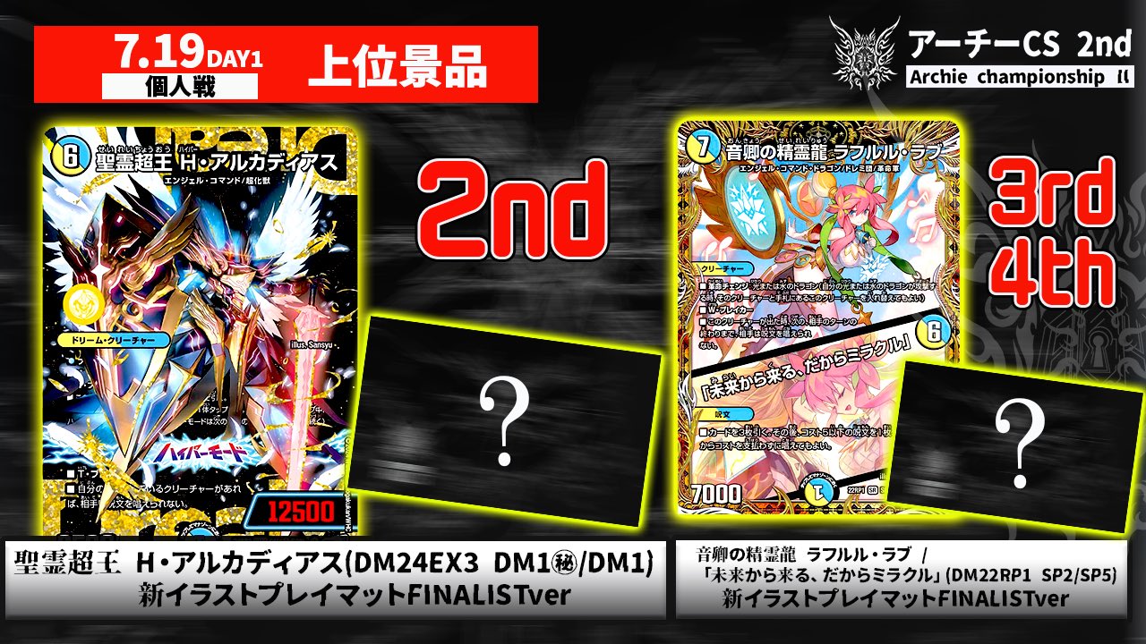 アーチーCS 公式🎉7/19(土),20(日)第2回 (@DM_archieCS) / X