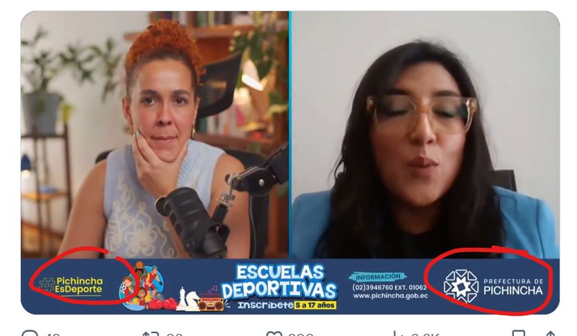 politicsecu's tweet photo. 📍Paola Pabon mantiene a Alondra con el dinero de los pichinchanos. 

La prefectura de Pichincha paga 10 mil dólaresmensuales a Alondra Santiago, quien vive en México por pautas. https://t.co/kfm1O6WAL8