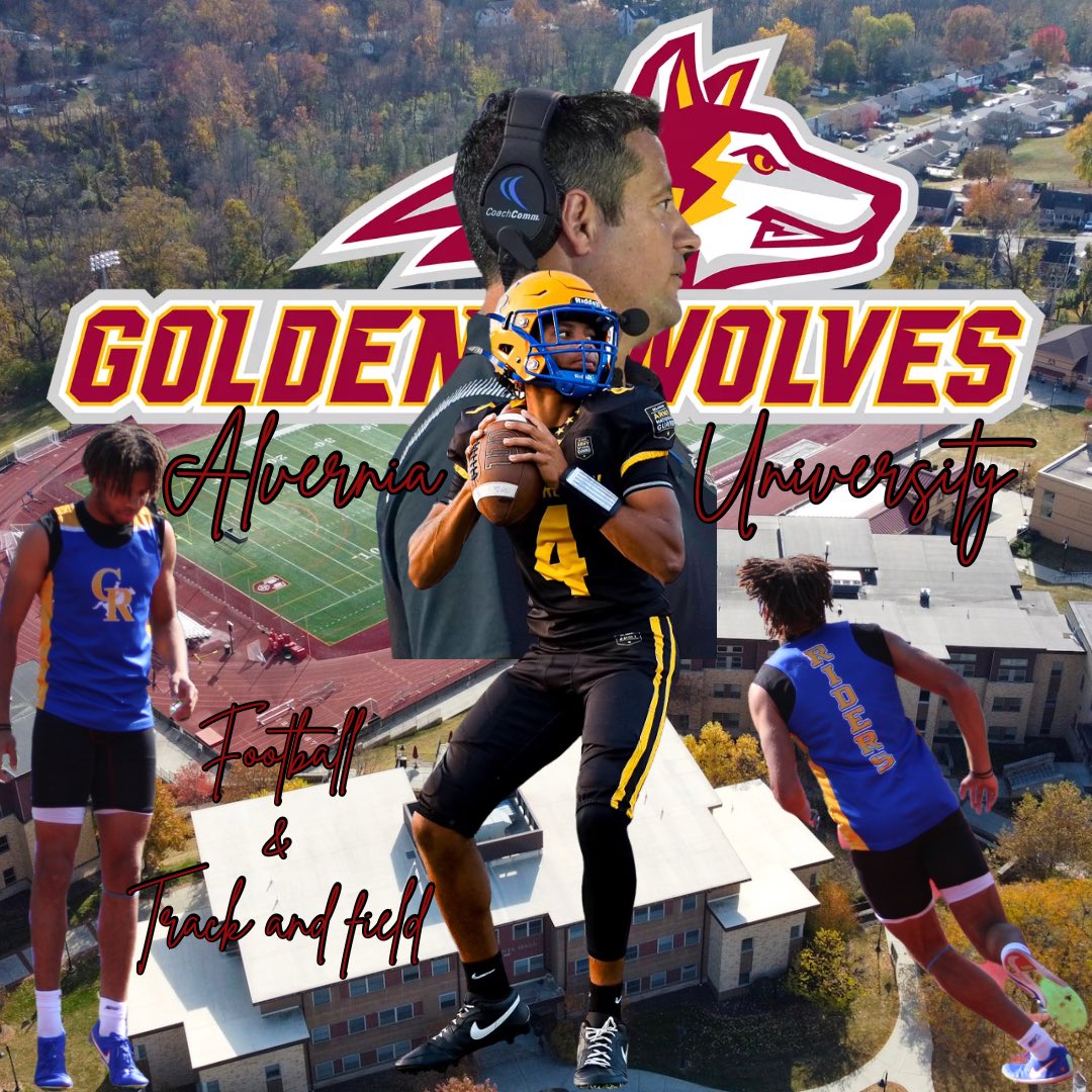 jaybiizzy's tweet image. Blessed and excited to announce that I will be continuing my academic and athletic career at Alvernia University, where I’ll be competing in both football and track &amp;amp; field.
Thank you to God for this opportunity, my family, coaches, teammates, and everyone who’s supported me