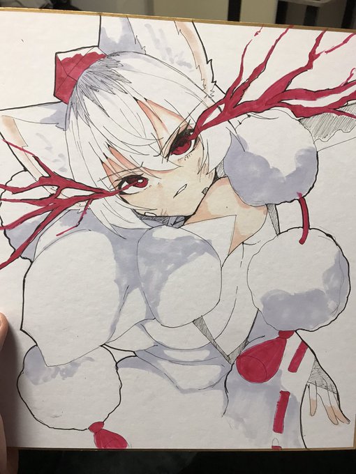 たまにはかっこいい色紙もね。 