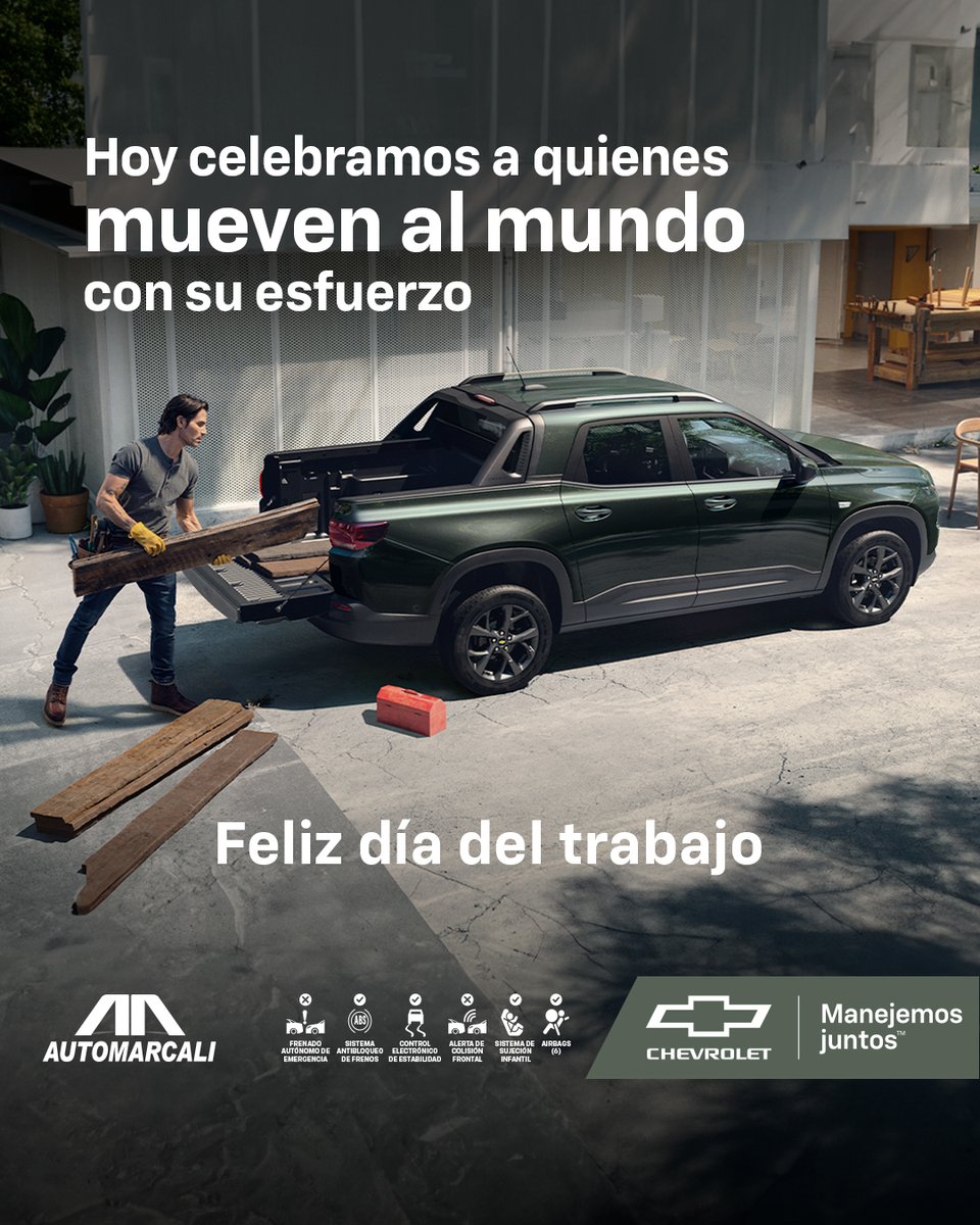 Automarcali's tweet image. ¡Desde la Pasoancho con 70 celebramos a quienes mueven al mundo!

💙 ¡Feliz Día del Trabajo! 💛