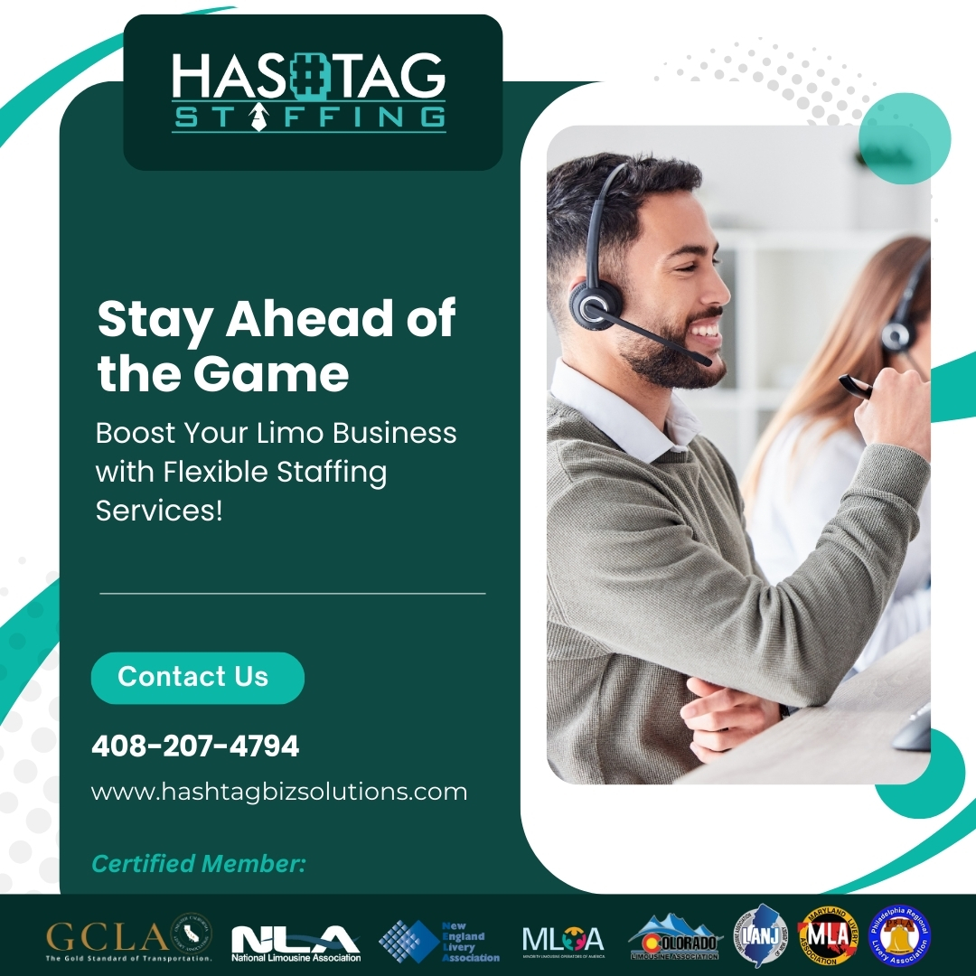 HashtagBizSolu3's tweet image. Discover how flexible staffing services can help you adapt to fluctuating demand, enhance customer service, and maximize your limo operational efficiency.
#LimoDispatch #LimoBusinessSupport #HashtagBizSolutions #Dispatchers #reservationists