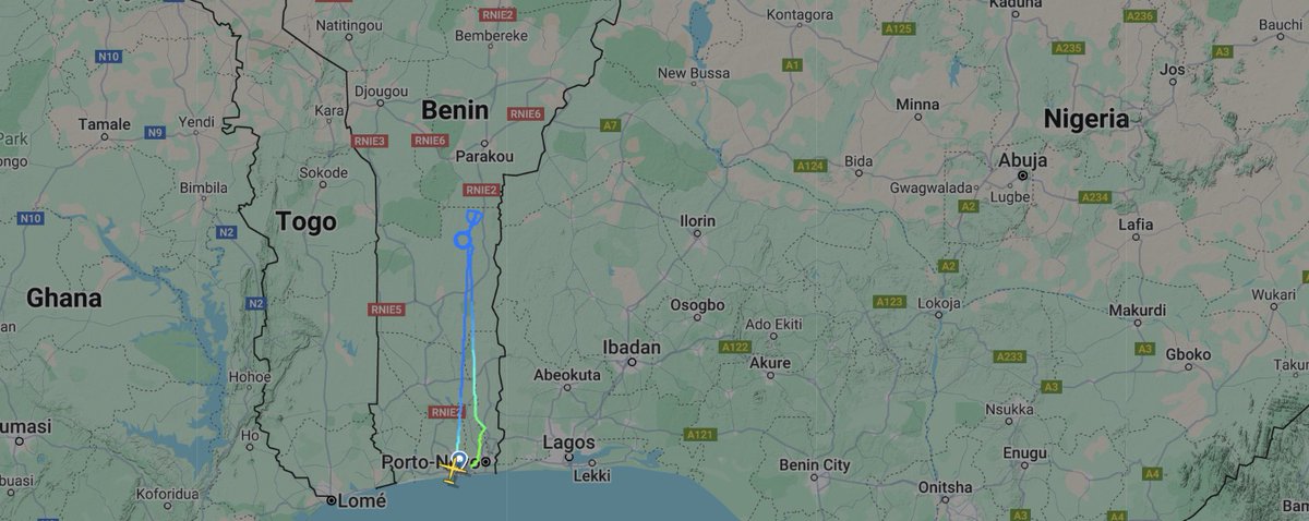 TracTerrorism's tweet photo. #France Deploys a Surveillance Aircraft Amid Jama’a Nusrat ul-Islam wa al-Muslimin (#JNIM) Escalating Activity, #Borgou Department, Northeastern #Benin 
https://t.co/oxm1Jx04Sj https://t.co/GWmhtXY4OI