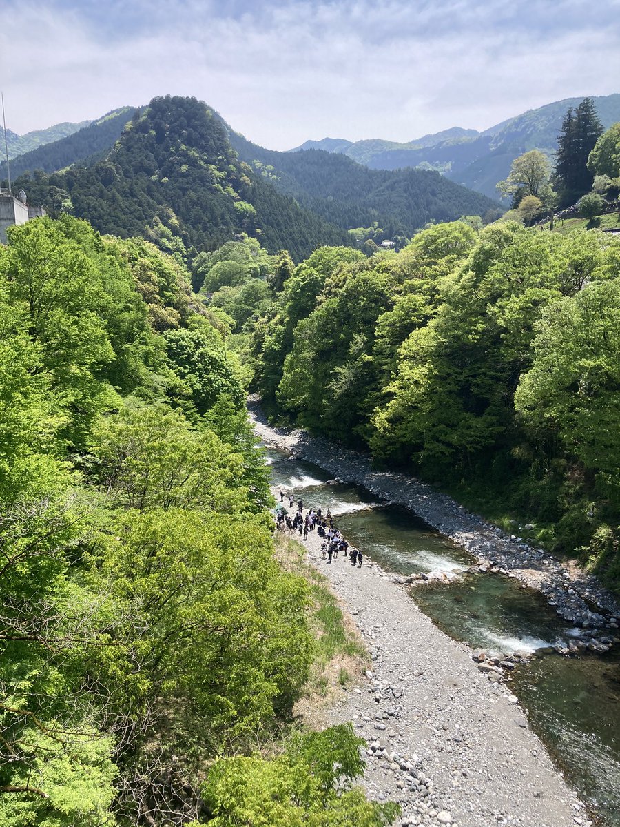 武蔵村山の中学生…社会見学❓
奥多摩・氷川にて😉