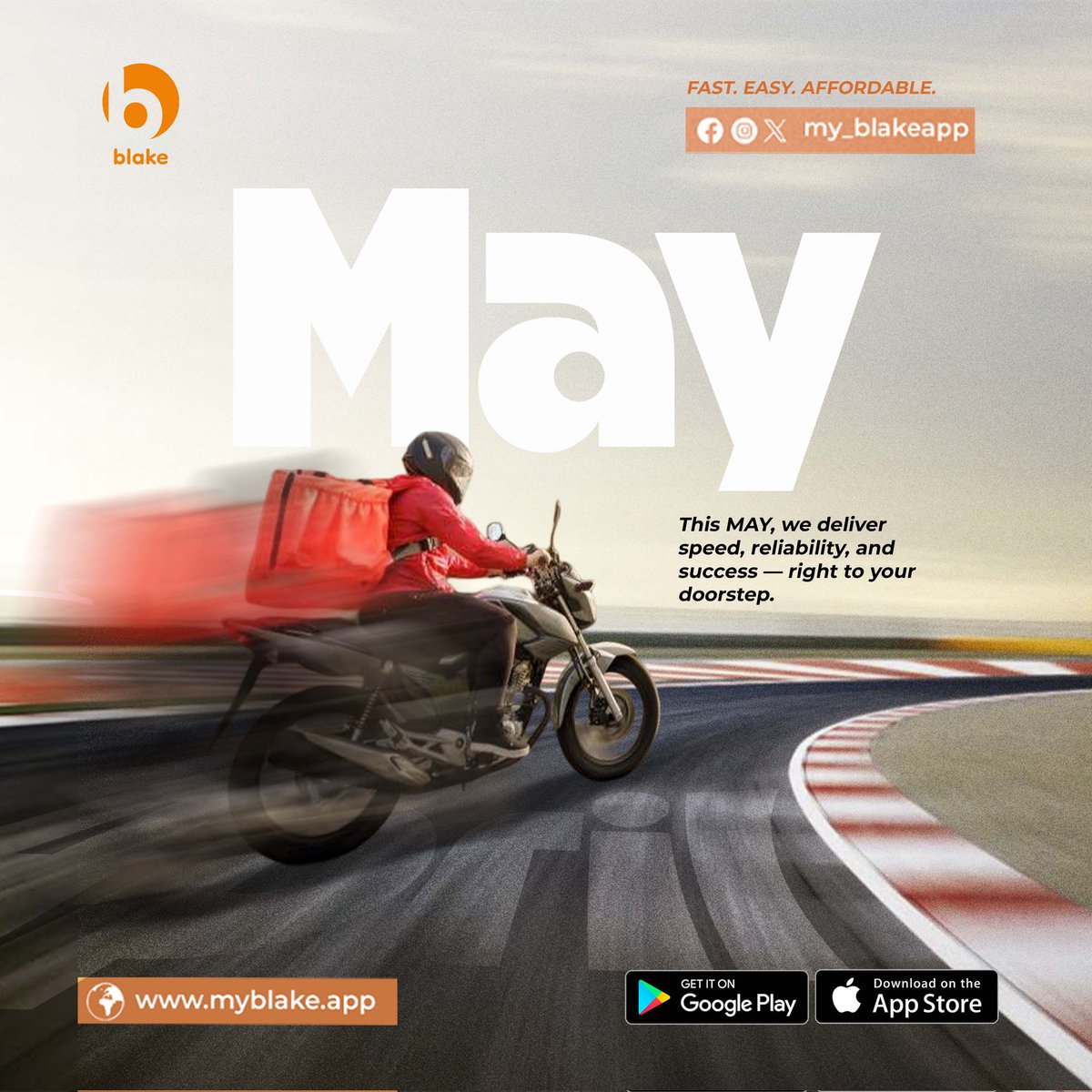 my_blakeapp's tweet photo. To all our amazing customers 

We say a very HAPPY NEW MONTH to you

It's another beginning to pledge our loyalty and submission 

Cheers to the best this month 🥂 

#ridersinportharcourt #blakerider #logisticsinportharcourt #blakeapp #dispatchriderinph https://t.co/L5piGazTvh